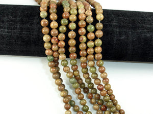 Saturn Jasper Beads, Round 6mm-BeadBasic