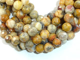 Crazy Lace Agate Beads Faceted Round, 8mm-BeadBasic