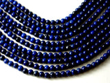 Lapis Lazuli beads, 4mm, Round Beads-BeadBasic