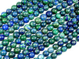 Azurite Malachite Beads, 8mm (8.5 mm) Round-BeadBasic