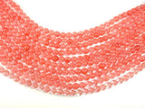 Cherry Quartz Beads, Round, 8mm-BeadBasic