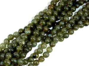 Labradorite Beads, 6mm Round Beads-BeadBasic