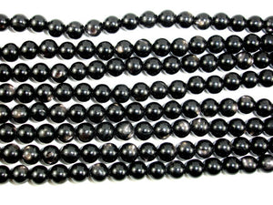 Hypersthene Beads, Round, 6mm-BeadBasic
