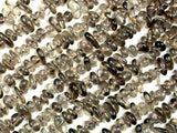 Smoky Quartz Beads, Pebble Chips, 6mm-9mm-BeadBasic