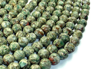 Aqua Terra Jasper Beads, Rough Round, 12mm-BeadBasic