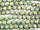Aqua Terra Jasper Beads, Rough Round, 12mm-BeadBasic