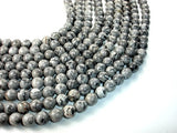 Gray Picture Jasper Beads, Round, 10mm-BeadBasic