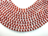Matte Tibetan Agate Beads, With White Stripe, Round, 10 mm-BeadBasic