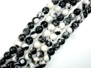 Zebra Jasper Beads, Round, 10mm(10.5mm)-BeadBasic