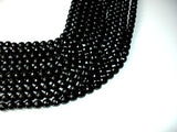 Black Onyx Beads, Faceted Round, 10mm-BeadBasic