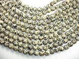 Dalmation Jasper Beads, Round, 12mm-BeadBasic