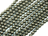Pyrite Beads, 6mm Round Beads-BeadBasic