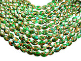 Mosaic Stone Beads, Oval Beads-BeadBasic