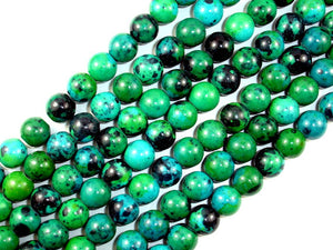 Chrysocolla, 10 mm Round Beads-BeadBasic