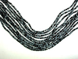 Snowflake Obsidian Beads, Round, 2mm-BeadBasic