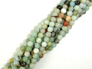 Amazonite Beads, 4mm (4.3 mm) Round-BeadBasic