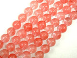 Cherry Quartz Beads, Round, 10mm-BeadBasic