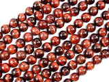 Red Tiger Eye Beads, Round, 10mm-BeadBasic