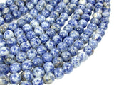 Blue Spot Jasper Beads, Round, 10mm-BeadBasic