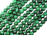 Malachite Beads - Synthetic, Round, 10mm-BeadBasic