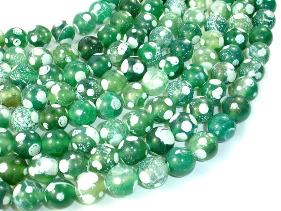 Agate Beads, Round, 12mm, 15.5 Inch-BeadBasic