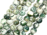 Tree Agate Beads, Round, 10mm-BeadBasic