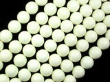 Lemon Chrysoprase Beads, Round, 14mm-BeadBasic