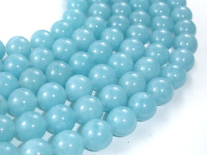 Blue Sponge Quartz Beads, Round, 12mm-BeadBasic