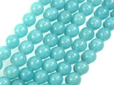 Blue Sponge Quartz Beads, Round, 12mm-BeadBasic