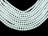 White Jade Beads, Round, 8mm (8.4 mm)-BeadBasic