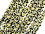 Dalmation Jasper Beads, Round, 8mm-BeadBasic