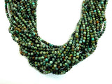 African Turquoise Beads, Round, 4mm (4.5mm)-BeadBasic