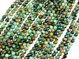 African Turquoise Beads, Round, 4mm (4.5mm)-BeadBasic