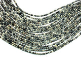 Black Line Jasper Beads, Silk Stone, Spider Web Jasper, Round, 4mm-BeadBasic
