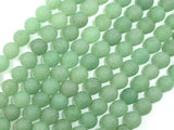 Matte Green Aventurine Beads, Round, 8mm-BeadBasic