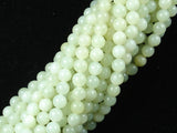 New Jade Beads, 6mm Round Beads-BeadBasic