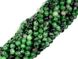 Ruby Zoisite Beads, 6mm Round Beads-BeadBasic