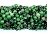 Ruby Zoisite Beads, 6mm Round Beads-BeadBasic