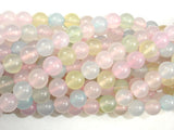 Agate Beads, Multi color, 8mm Round Beads, 15 Inch-BeadBasic