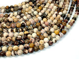 Brown Zebra Jasper Beads, Round, 6mm-BeadBasic