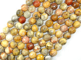 Crazy Lace Agate Beads, Faceted Round, 10mm-BeadBasic