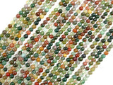 Indian Agate Beads, Fancy Jasper Beads, Round, 2mm-BeadBasic