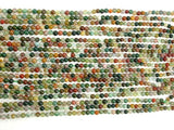 Indian Agate Beads, Fancy Jasper Beads, Round, 2mm-BeadBasic