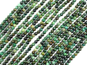 African Turquoise Beads, Round, 2mm (2.3 mm)-BeadBasic