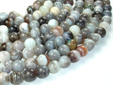 Botswana Agate Beads, 10mm Round Beads-BeadBasic