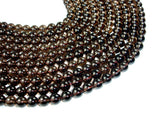Smoky Quartz Beads, Round, 10mm-BeadBasic