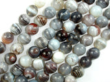 Botswana Agate Beads, 10mm Round Beads-BeadBasic