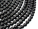 Black Onyx Beads, 8mm Round-BeadBasic