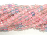 Agate Beads, 4mm Faceted Round, 14.5 Inch-BeadBasic