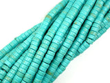 Turquoise Howlite Beads, 3mm x 6mm Heishi Beads-BeadBasic